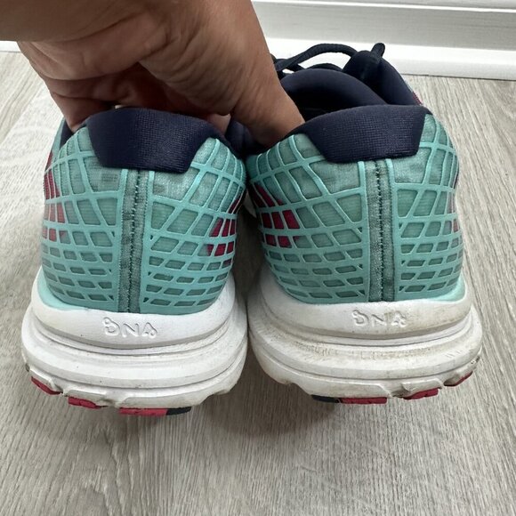 Brooks Launch 3 Shoes Womens Size 9 Teal Pink‎ Running Sneakers Athletic Walking - Picture 10 of 12